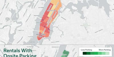 NYC χώρος στάθμευσης στο δρόμο χάρτη του Μανχάταν
