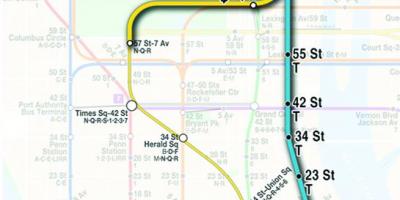 Χάρτη του second avenue του μετρό